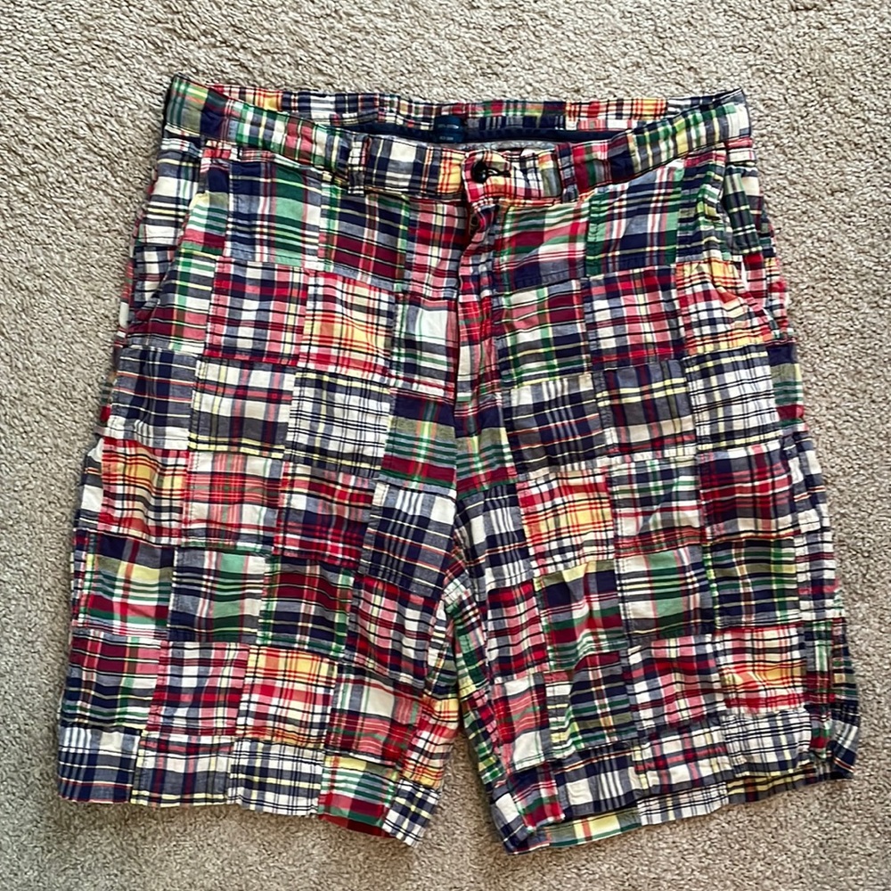Polo by Ralph Lauren Plaid Madras Shorts Size 34